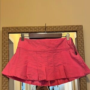 Steve & Barry's Vibrant Pink Corduroy Skirt